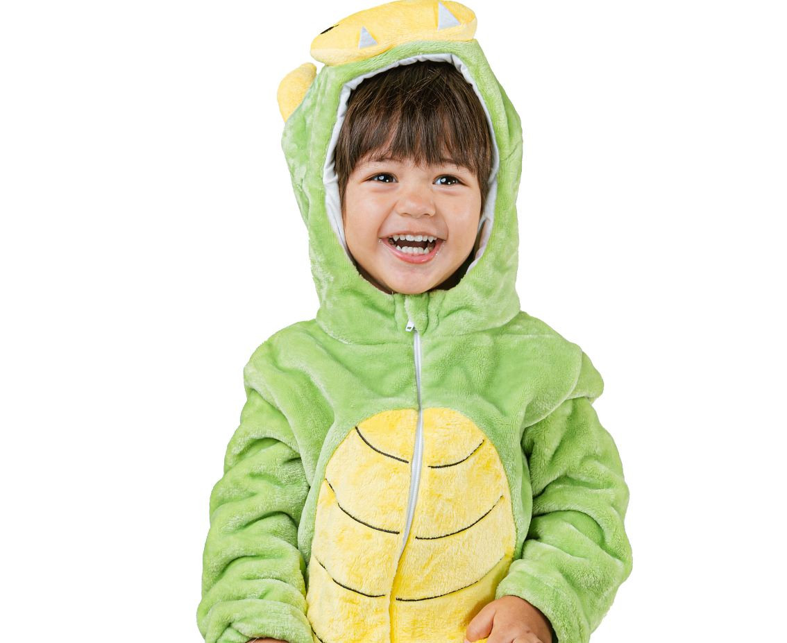 Costume for child Little Dinosaur (hooded jumpsuit), size 92/104 cm
